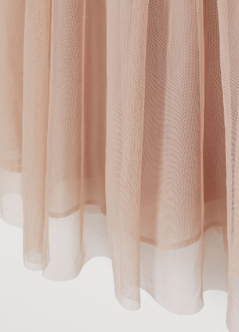 Пудрова кежуал сукня H&M однотонна