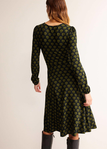 Комбінована кежуал сукня а-силует Boden з абстрактним візерунком