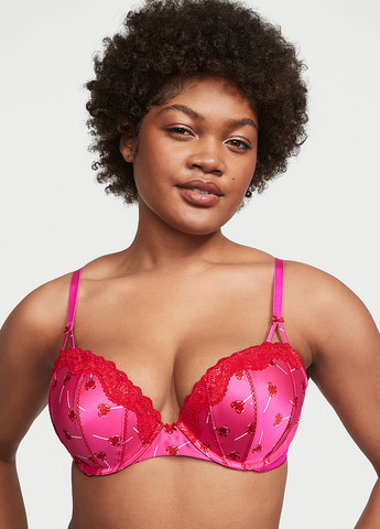 Рожевий демісезонний комплект (бюстгальтер, трусики) Victoria's Secret