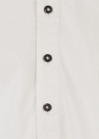 Айвори кэжуал рубашка однотонная Pierre Cardin