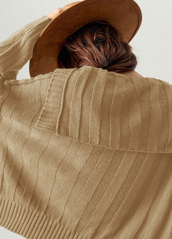 Оливковый (хаки) демисезонный пуловер пуловер SHEIN