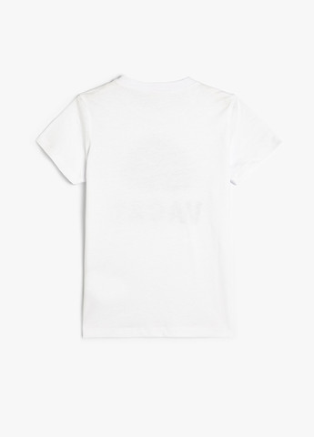 Біла літня футболка KOTON