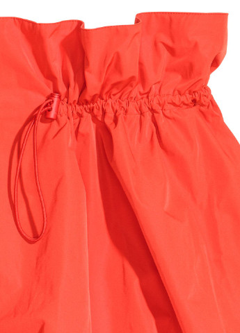 Коралловая кэжуал однотонная юбка H&M