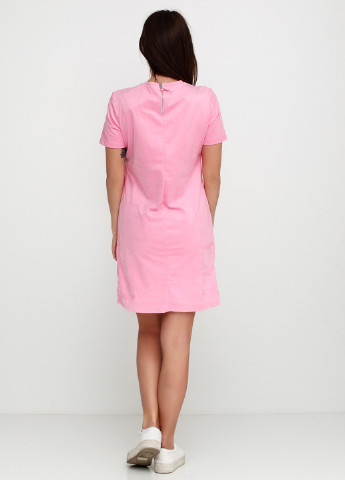 Рожева кежуал сукня Zara однотонна