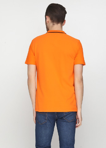 Оранжевая футболка-поло для мужчин West Wint с логотипом