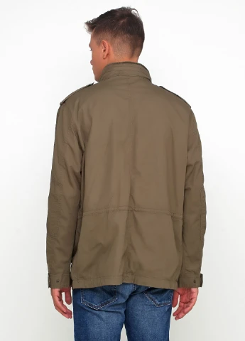 Оливковая (хаки) демисезонная куртка парка H&M