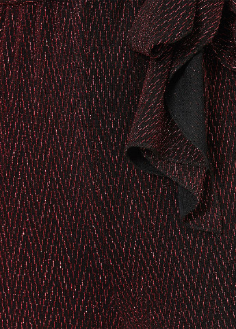 Комбинезон KOTON комбинезон-брюки геометрический темно-бордовый кэжуал трикотаж, полиамид