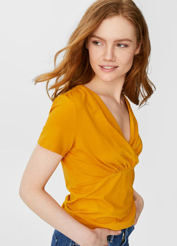 Жовта блуза C&A