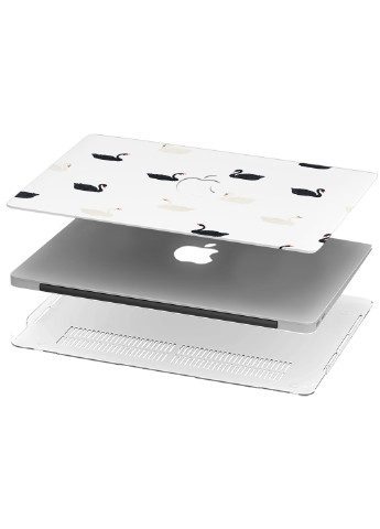 Чехол пластиковый для Apple MacBook Pro 15 A1707 / A1990 Паттерн Гуси (Pattern) (9649-2778) MobiPrint (219124112)