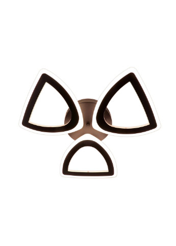 Люстра стельова LED з пультом A2410/3-bk Чорний 8х57х57 см. Sunnysky (253630281)