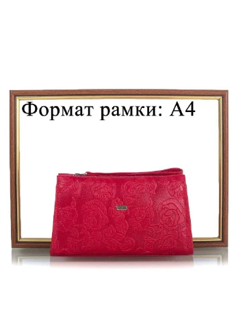 Жіноча шкіряна косметичка 17,5х11х6 см Desisan (205132378)