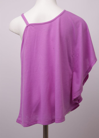 Фиолетовая однотонная блузка Justice летняя