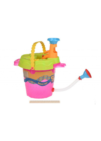 Игрушка для песка 6 ед Ведерко розовое (976Ut-1) Same Toy (254071161)