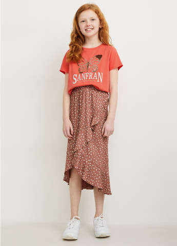 Лососевая летняя футболка C&A