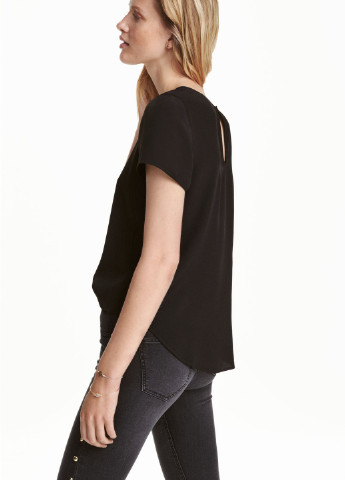 Чёрная блуза H&M