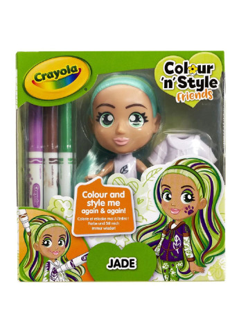 Набор для творчества Colour n Style Стильные девушки Джейд (918937.005) Crayola (254070005)