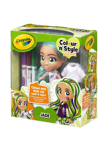 Набор для творчества Colour n Style Стильные девушки Джейд (918937.005) Crayola (254070005)