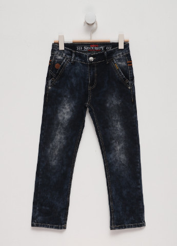 Темно-синие демисезонные прямые джинсы S&D