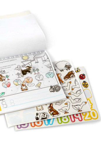 Набор для творчества Альбом раскрасок-наклеек Цифры (MD8566) Melissa&Doug (202365264)