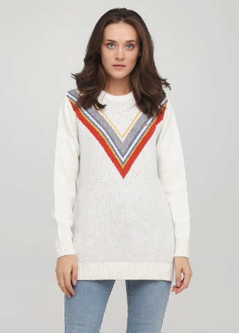 Молочний демісезонний пуловер пуловер U.S. Polo Assn.