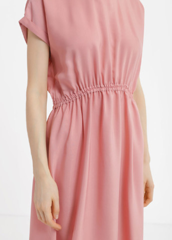 Рожева кежуал сукня Promin однотонна