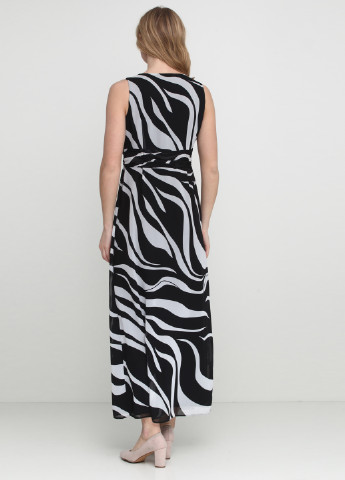 Чорно-білий кежуал сукня M & Co зебра