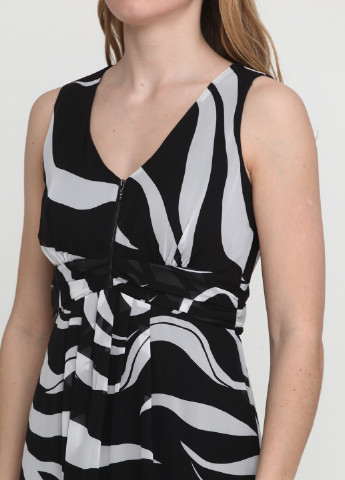 Черно-белое кэжуал платье M & Co зебра
