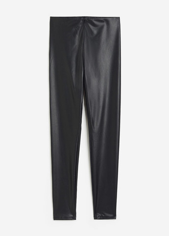 Черные демисезонные леггинсы H&M