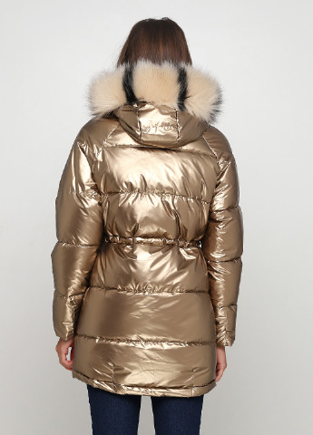 Золота зимня куртка Mengerzi