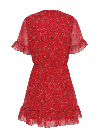 Червона кежуал сукня кльош Tommy Jeans турецькі огірки