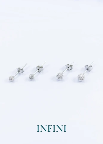 Сережки срібні Infini (222694054)