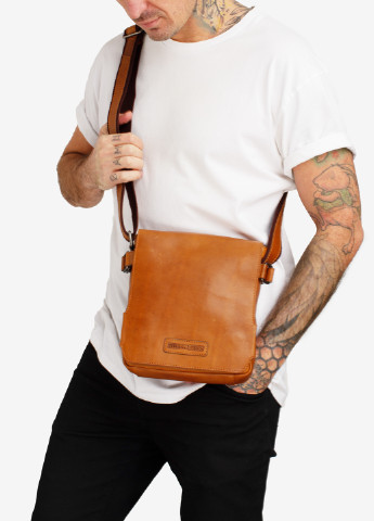 Сумка мужская кожаная кросс-боди средняя Сrossbody HILL BURRY (256131926)