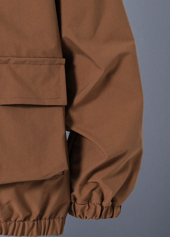 Коричневая демисезонная куртка SHEIN