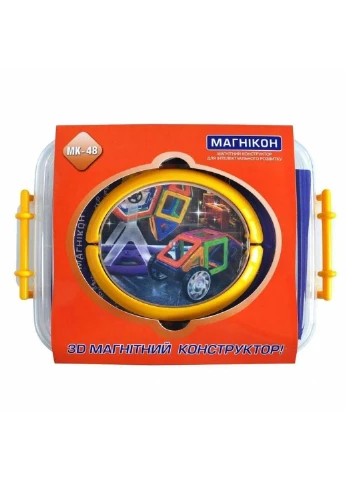 Конструктор Магнікон 48 деталей (МК-48) Магнікон (251220632)