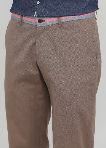 Темно-бежевые кэжуал демисезонные зауженные брюки El Ganso