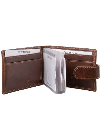 Мужская кожаная визитница 10х7х2 см DNK Leather (255709586)