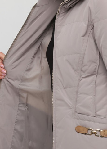 Серый демисезонный Пуховик Trussardi Jeans