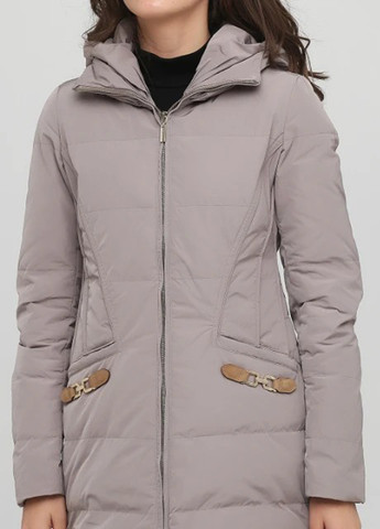 Серый демисезонный Пуховик Trussardi Jeans