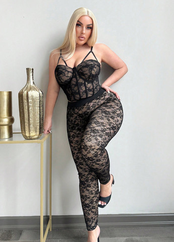 Комбинированные демисезонные леггинсы SHEIN