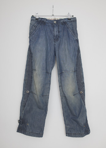 Синие демисезонные со средней талией джинсы Murphy & Nye