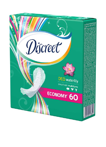 Щоденні гігієнічні прокладки Deo Water Lily, 60 шт Discreet (52469328)
