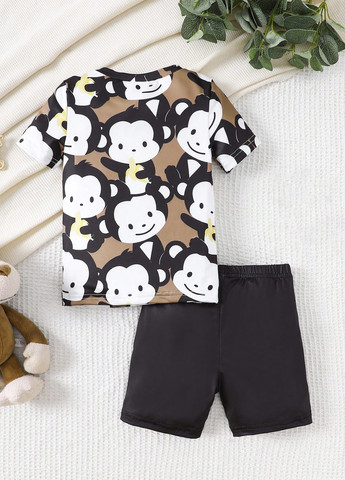 Комбінована всесезон піжама (футболка, шорти) футболка + шорти SHEIN