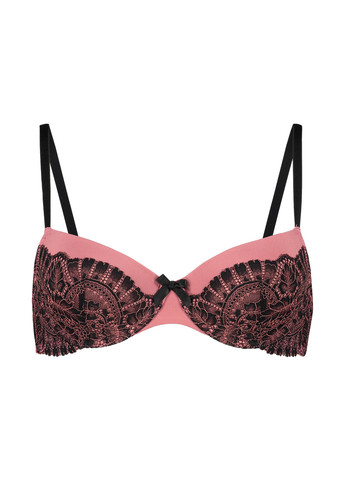 Пудровый балконет бюстгальтер Hunkemoller с косточками полиамид