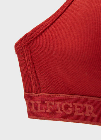 Червоний тріенджел бюстгальтер Tommy Hilfiger без кісточок бавовна