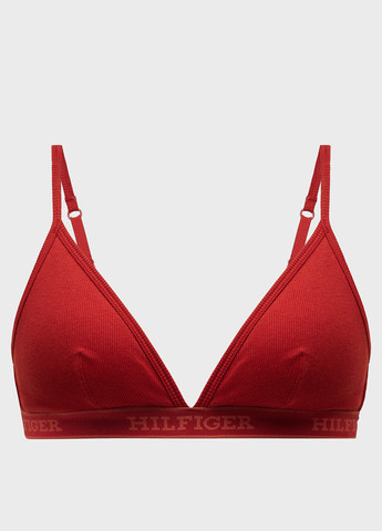 Червоний тріенджел бюстгальтер Tommy Hilfiger без кісточок бавовна