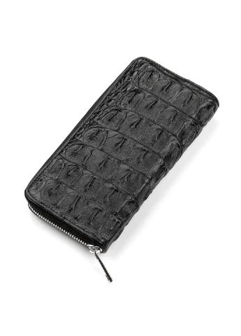 Чоловічий шкіряний клатч-гаманець 19х9,5 см Crocodile leather (252132004)