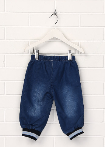 Синие демисезонные джоггеры джинсы Poni Kids