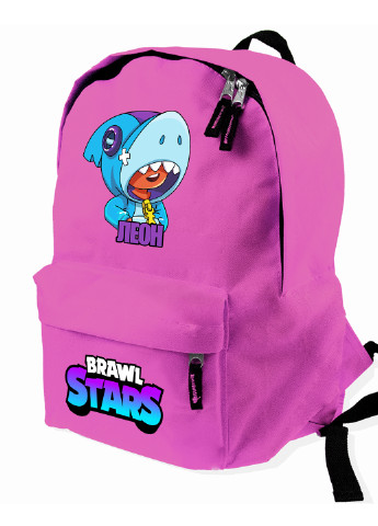 Детский рюкзак Леон Акула Бравл Старс (Leon Shark Brawl Stars) (9263-1016) MobiPrint (217365986)