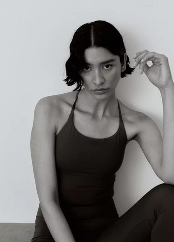 Коричневые демисезонные леггинсы H&M