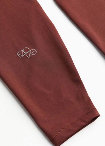 Коричневые демисезонные леггинсы H&M